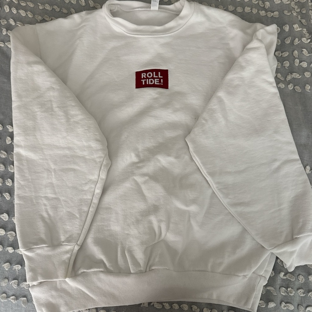 White 'Roll Tide!' Sweater